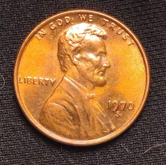 🔥1970 S Double Die Obverse Lincoln Penny,🔥 In ABSOLUTE BRILLIANT Condition!💯 - Picture 3 of 11